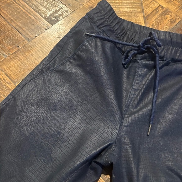 Bevy Flog Women's Elastic Drawstring Shely Pants In Snakeskin  Dark Navy 24 - Picture 14 of 14